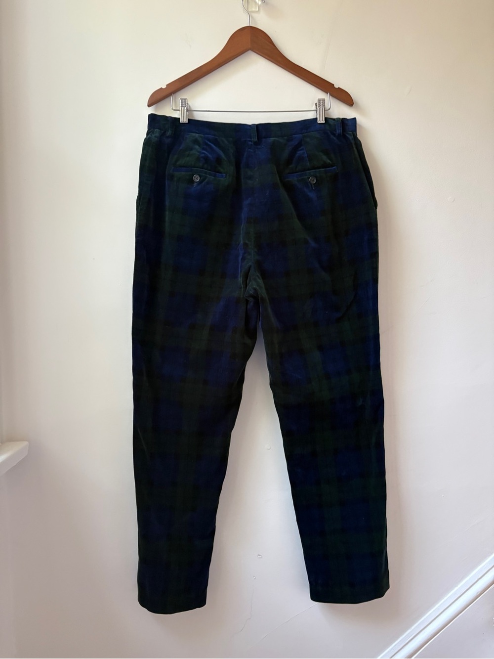 RLR Velvet Blackwatch Plaid Pants - Picture 11 of 14